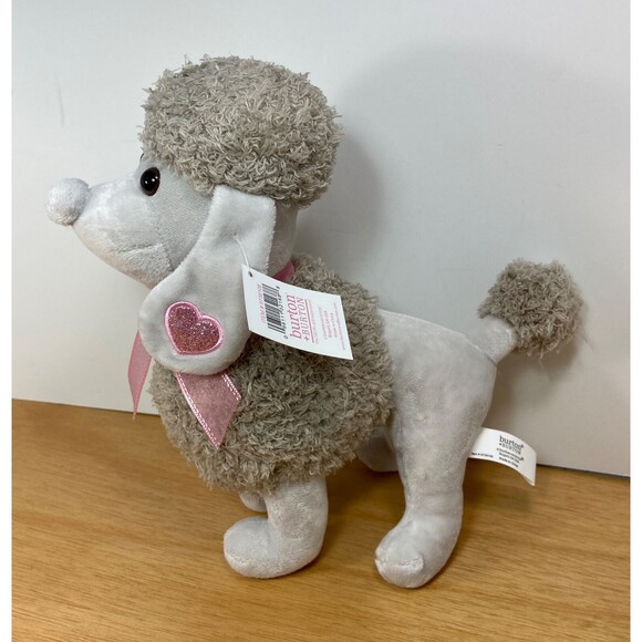 Burton & Burton Standing Gray Poodle with Pink Ribbon - Picture 6 of 8